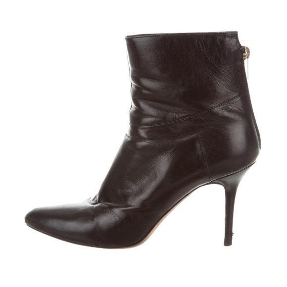 jimmy choo leather ankle boots